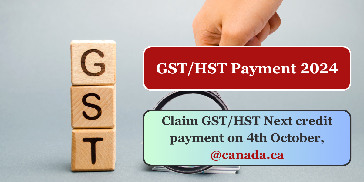 GST/HST Payment 2024